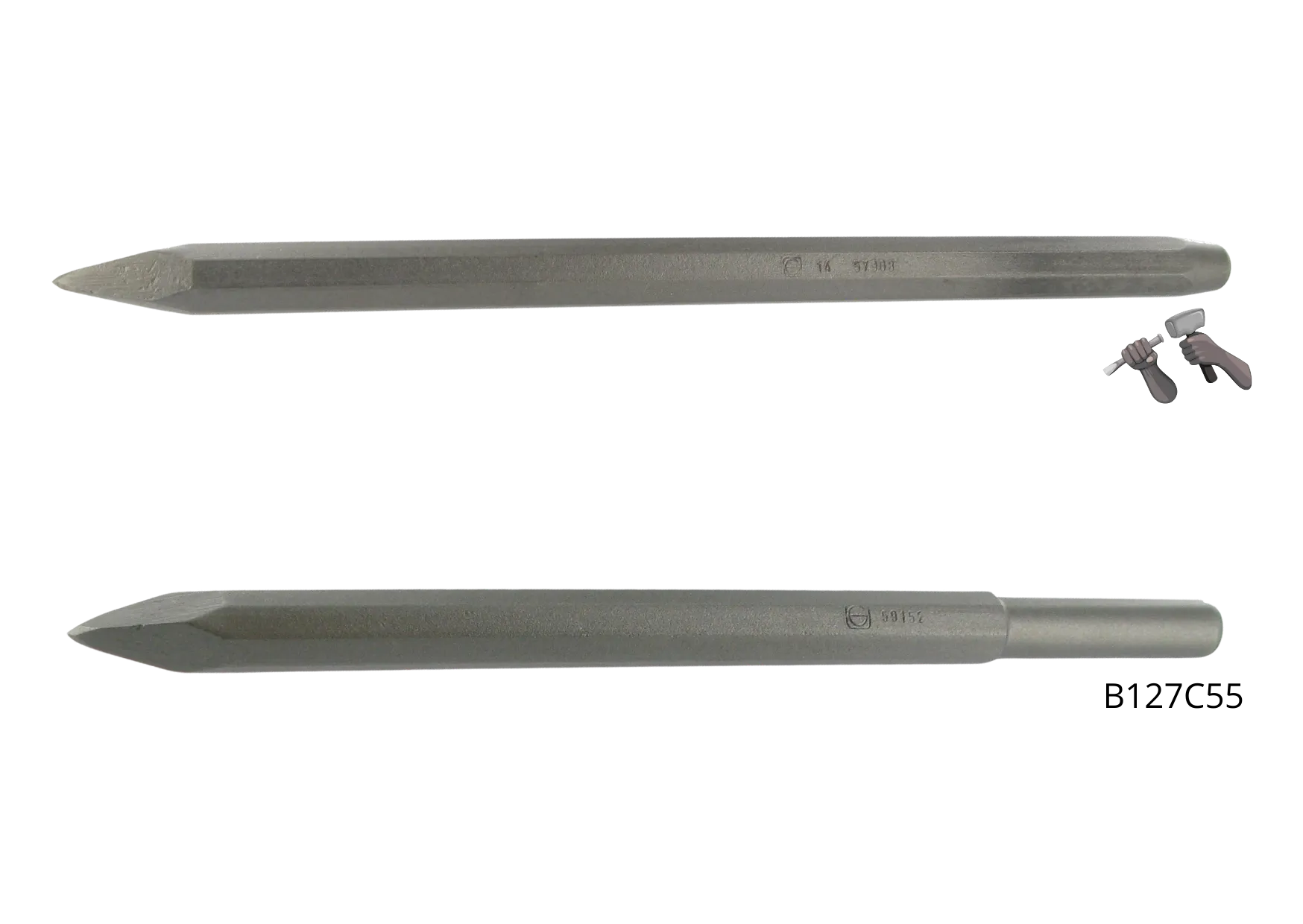 Pointe / Broche acier (pointe diamant) – Image 2