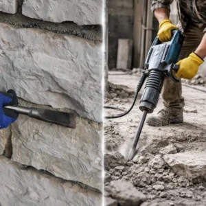 Burinage & Déjointage (bâtiment électrique)