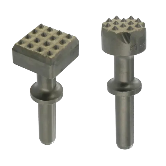 Boucharde carbure à dents (P155C)