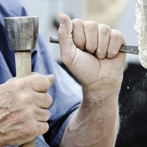 Ciseau acier (sculpture tendre)