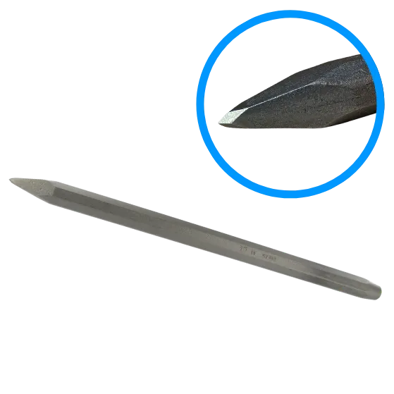 Pointe / Broche acier (pointe diamant)