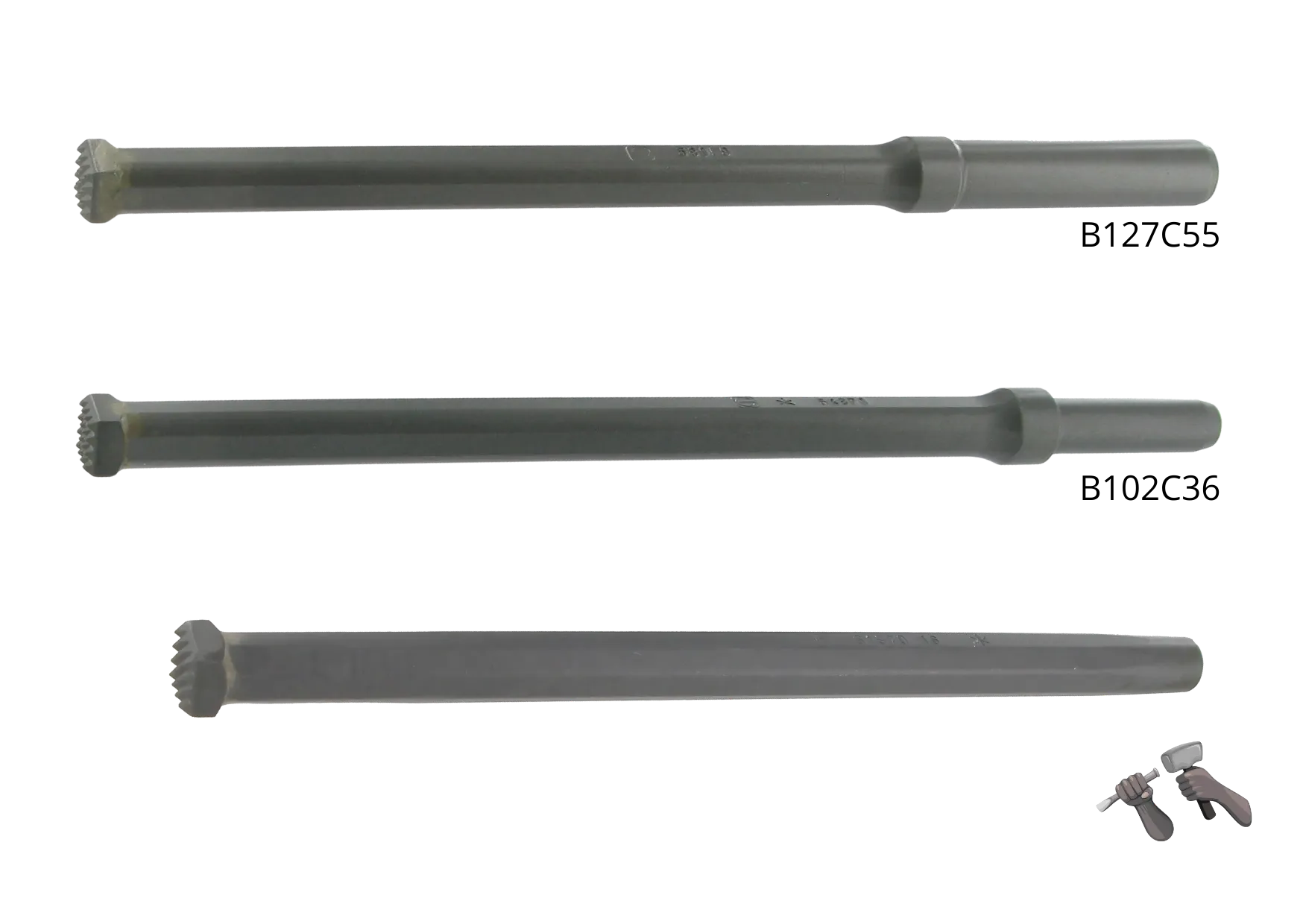 Ciseau boucharde carbure – Image 2