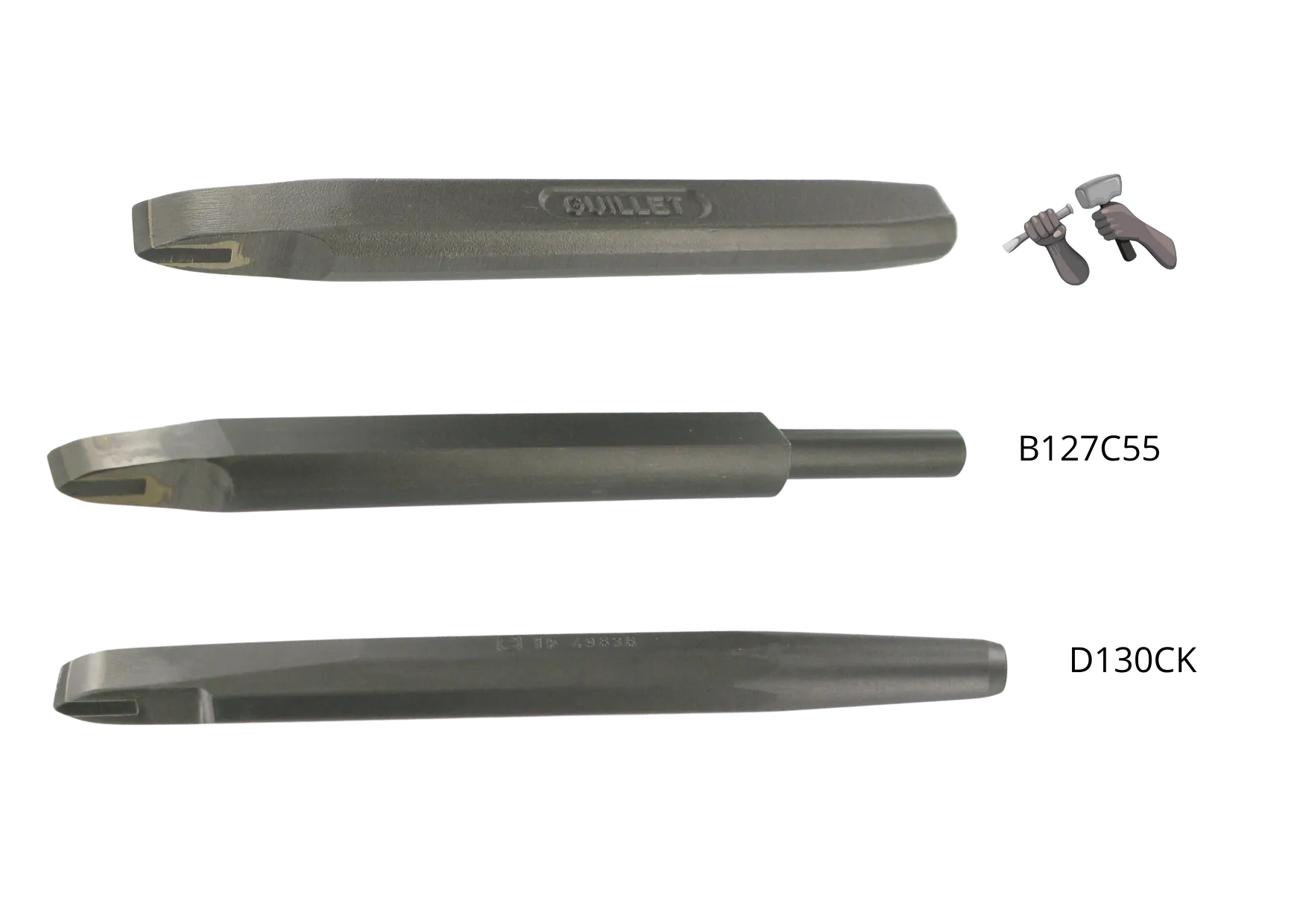 Ciseau choc carbure – Image 2