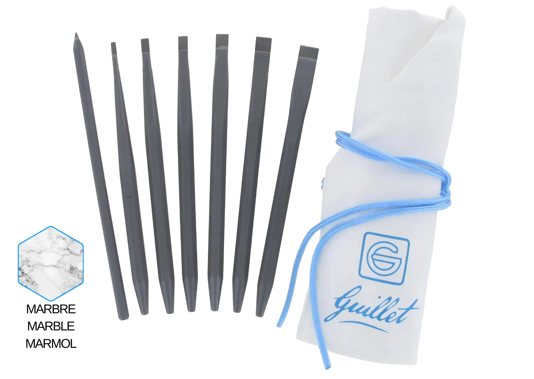 Trousse ciseau carbure triumph (granit ou marbre) – Image 2